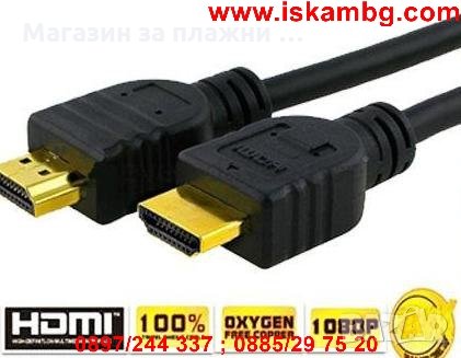 Кабел HDMI - HDMI mini - 1.5m - Черен, снимка 1