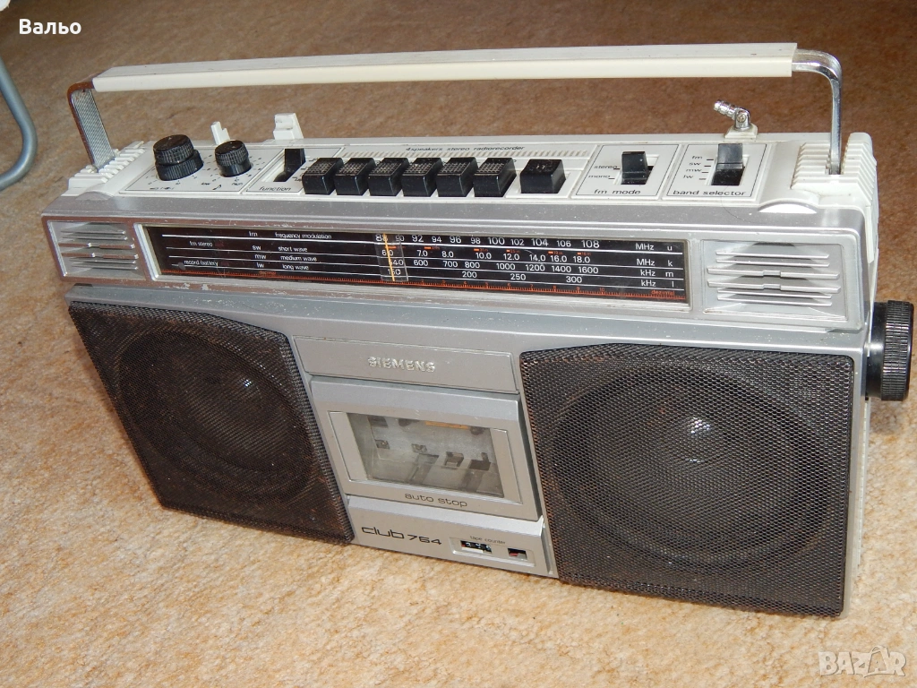 Радиокасетофон siemens club 764, снимка 1