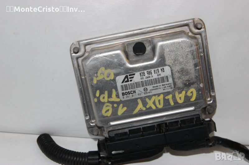 Моторен компютър ECU VW Sharan 038 906 019 NB / 038906019NB / 0 281 011 821 / 0281011821, снимка 1