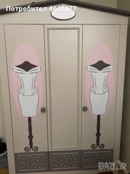 Детски гардероб и  легло, снимка 1