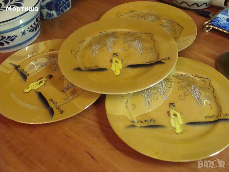 Японски порцеланови чинии за торта , снимка 1