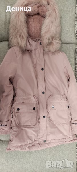 Зимно яке за момиче на 9-11 г., снимка 1