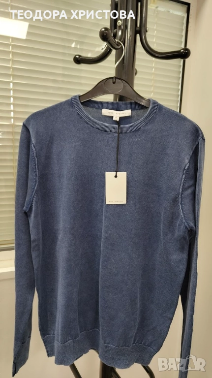 Нов мъжки пуловер Amor Kavrden, 100% памук, с етикет, размер S., снимка 1