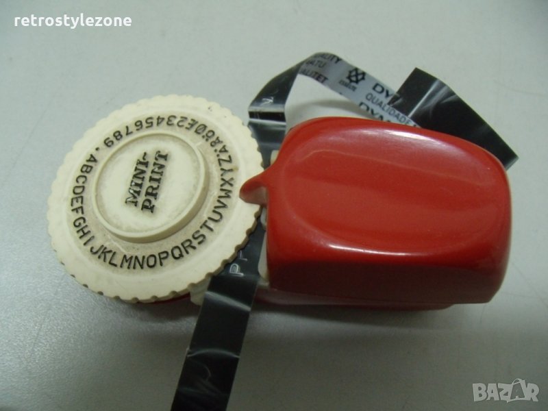 № 3852 стара играчка -  джобен мини принт   - размер 10 / 5 / 3,5 см   - синтетика / пластмаса , снимка 1
