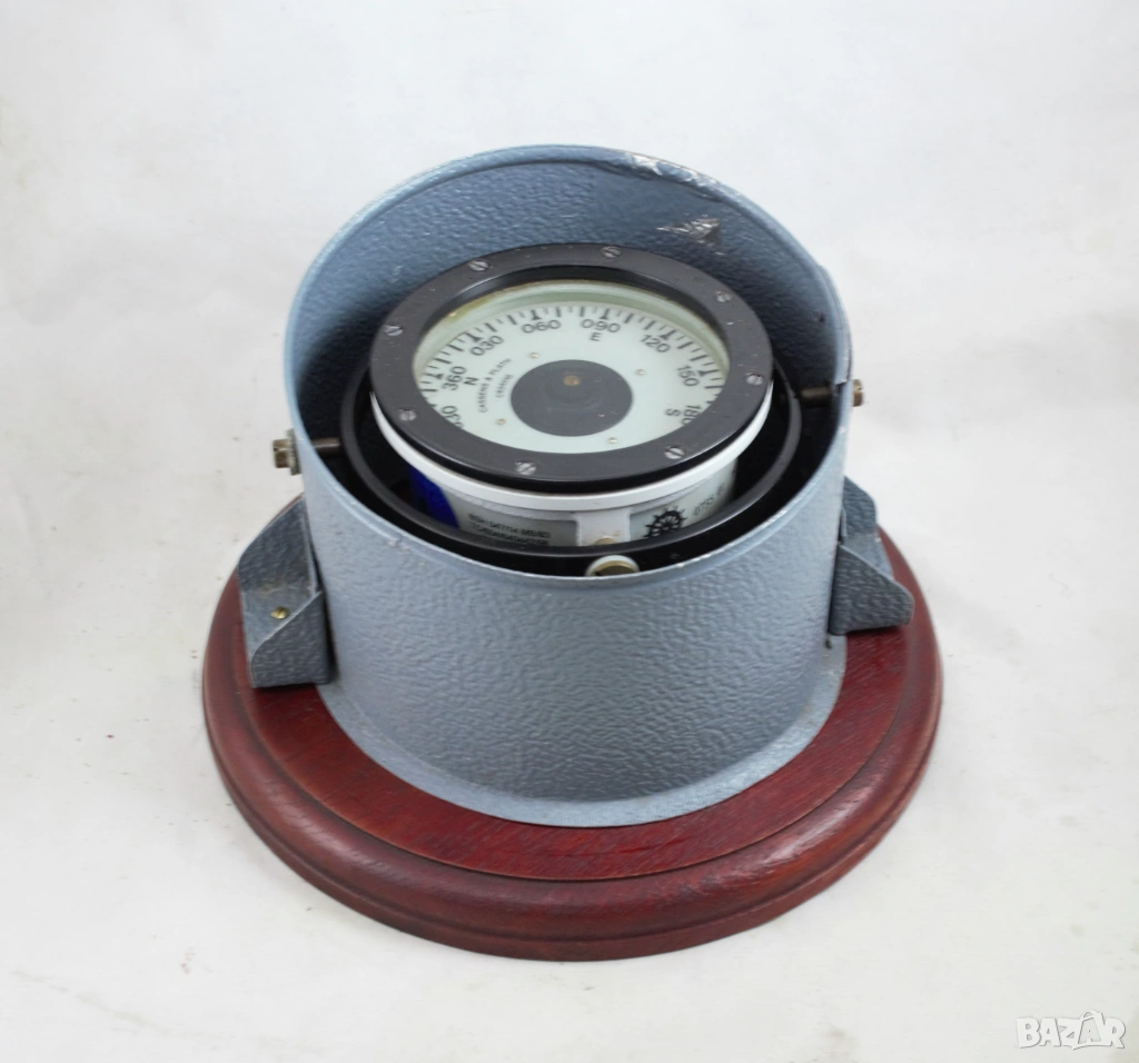 114 Корабен магнитен пътеви компас "Cassens&Plath" Germany , снимка 1