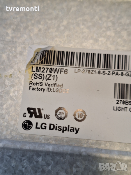 лед диоди от панел LM270WF6-SSZ1 от телевизор LG модел TM2792S.SZ, снимка 1