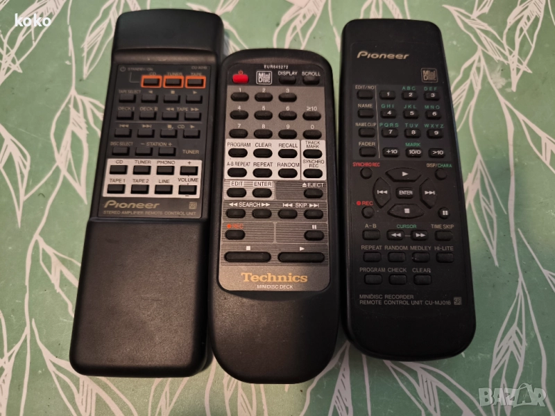 Дистанционно minidisc Pioneer Technics , снимка 1