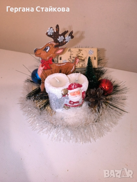 коледни свещници, снимка 1