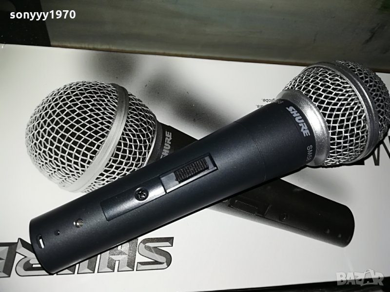 shure sm58-ВОКАЛЕН КОМПЛЕКТ-profi microphone, снимка 1