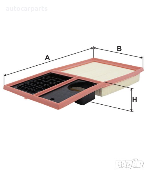 Въздушен филтър WIX за Сеат, Шкода и Фолксваген двигатели 1.4, 1.4 16V, 1.6, 1.6 16V и 1.6 LPG, снимка 1
