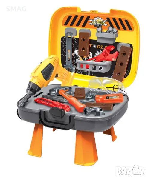 Играчка Работен куфар с инструменти - 35 бр S_1199480, снимка 1