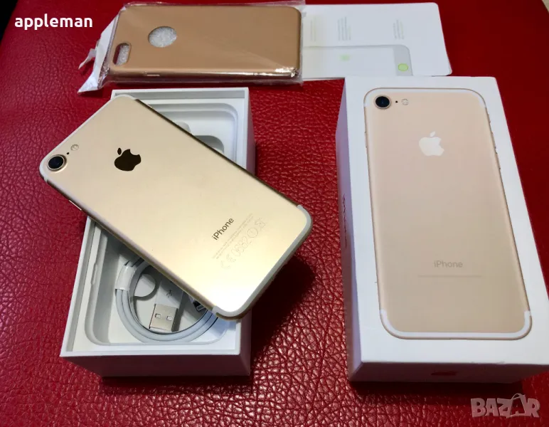 Apple iPhone 7 128Gb gold Фабрично отключен, снимка 1