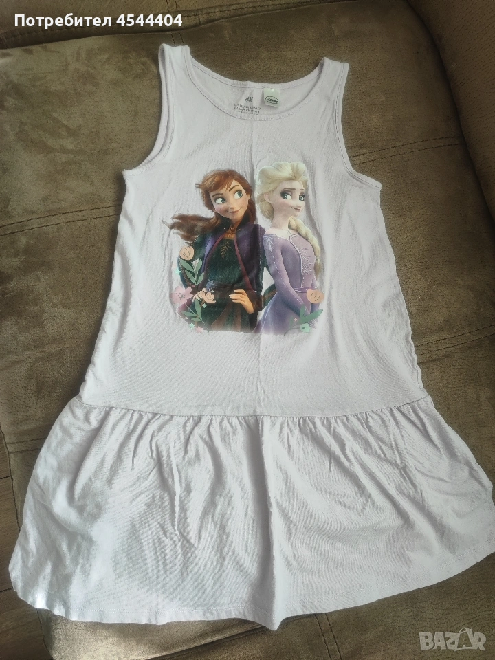 Детска памучна лятна рокля , снимка 1