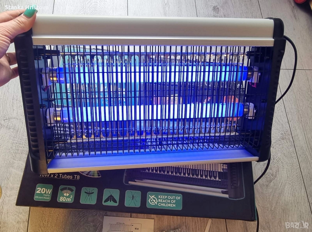 Лампа против насекоми и комари 20w., снимка 1