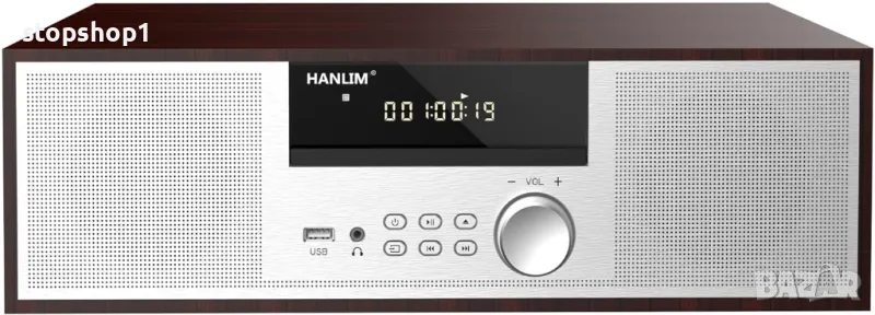 Премиум стерео уредба HANLIM HL-816 CD, FM, Bluetooth/AUX/USB/Earphone jack, снимка 1