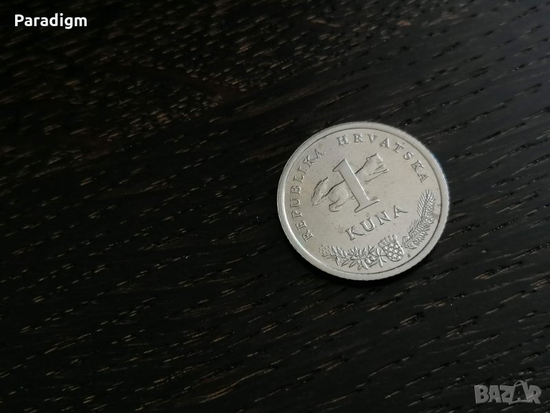 Монета - Хърватска - 1 куна | 2001г., снимка 1