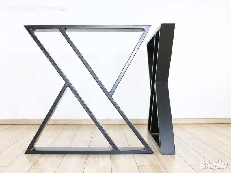 Метални крака за маса, трапезна маса, холна маса, бюро, снимка 1