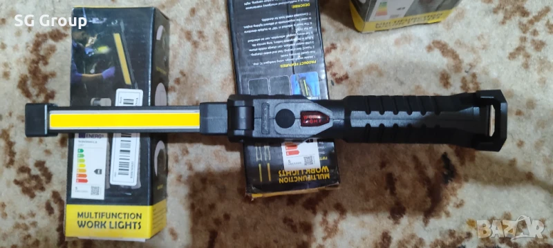 Акумулаторен Led фенер с три светлини , снимка 1