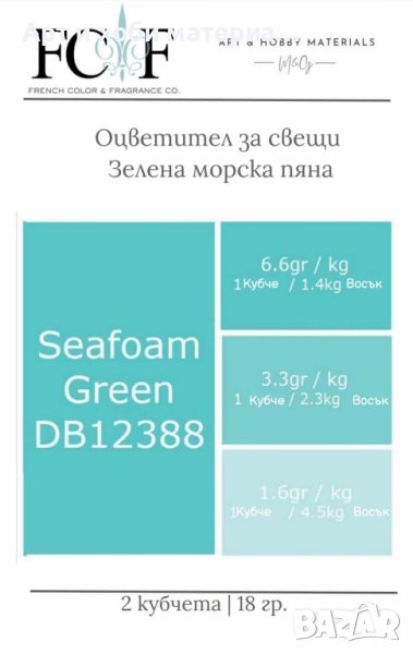 Оцветител за свещи 2 кубчета – 18 гр, снимка 1