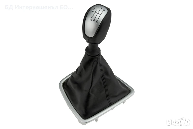 Топка за скоростен лост с маншон, Renault Laguna 3, Черен, 6 скорости, снимка 1