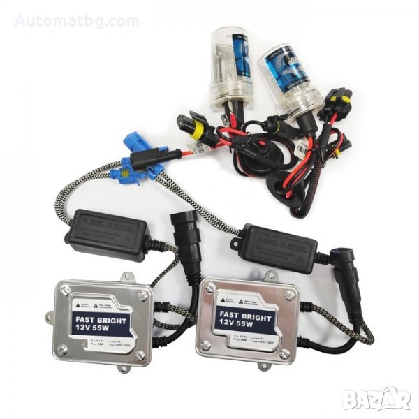 Ксенон система Automat, Ксенон H7, 3200Lm, 12V, 6000K, 55W, снимка 1