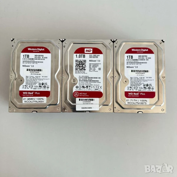 Промо: Хард диск за NAS Storage WD Red Plus/1TB SATA/5400RPM, снимка 1