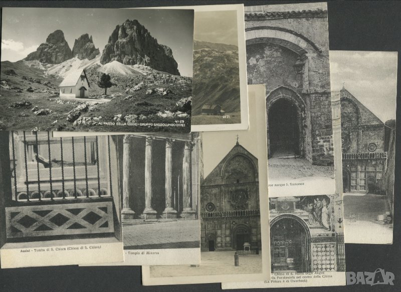 Италия 1900-65г. - 9 чисти картички, снимка 1