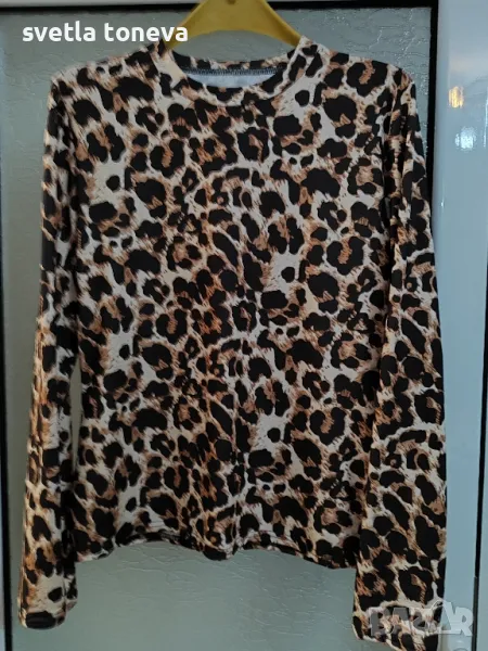 Тигрова трикотажна блуза, снимка 1