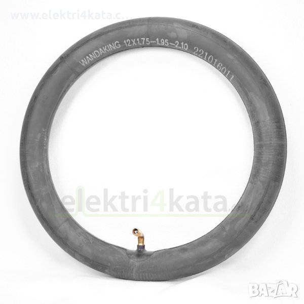 Вътрешна гума WANDA 12х1,75-2,10 (крив вентил 90°), снимка 1