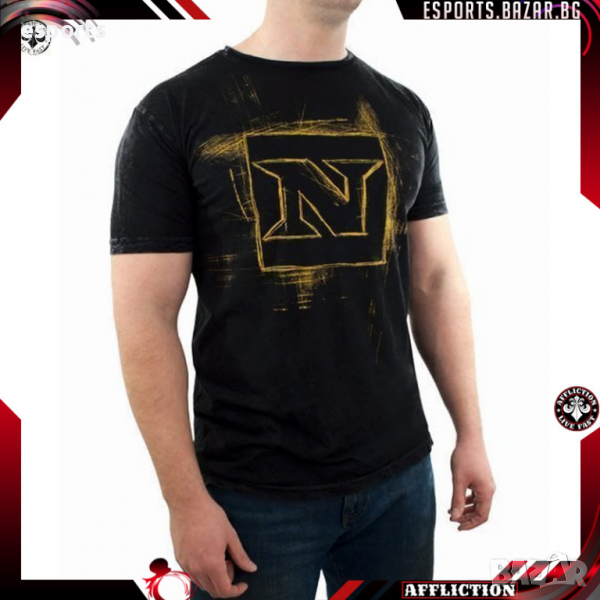 Мъжка тениска WWE NXT NEXUS Classic Vintage Retro Черна S, снимка 1
