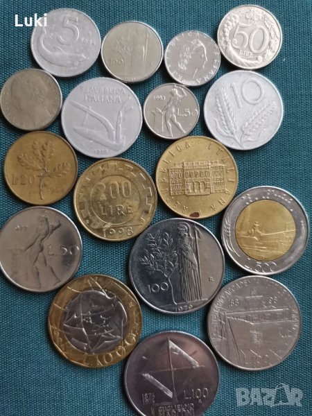 Голям лот монети от Италия , снимка 1