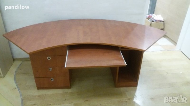 Дизайнерско бюро с плот мида, снимка 1