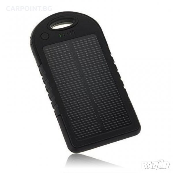 ВЪНШНА БАТЕРИЯ PROMALITE POWER BANK 20000 MAH SOLAR С 2 USB ПОРТА, СВЕТОДИОДЕН ФЕНЕР,ВОДОУСТОЙЧИВА Ч, снимка 1