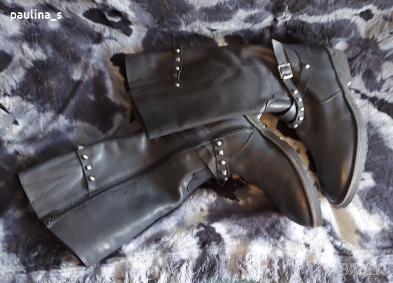 D-code / Маркови дамски ботуши от естествена кожа / номер 39, снимка 1