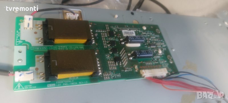 BACKLIGHT INVERTER 6632L-0528A LC320WXN 2300KTG011A-F PNEL-T803A REV-1.3 FINLUX 32FLD785LM DISPLAY L, снимка 1
