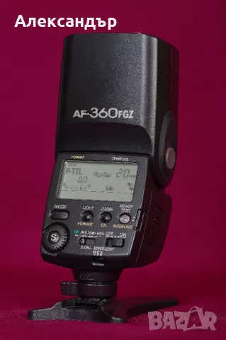Pentax AF 360 FGZ ОТЛИЧНА! С P-TTL и със собствена автоматика, снимка 3 - Светкавици, студийно осветление - 49946250