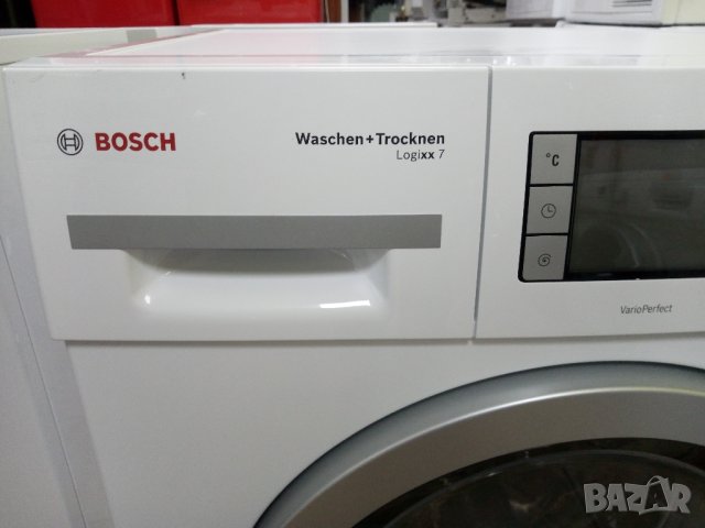 Пералня със сушилня Бош Bosch Waschen+Trocknen  2 години гаранция!, снимка 10 - Перални - 44010171