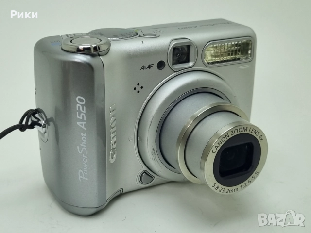 CANON PowerShot A 520 4MP Digital Camera 4xOptical Zoom , снимка 3 - Фотоапарати - 52742136
