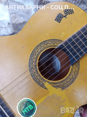 Стара Музикална Китара., снимка 3 - Антикварни и старинни предмети - 51477626