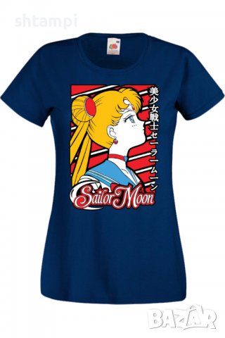 Дамска тениска Sailor Moon 01,Анимация,игра,Празник,Повод., снимка 7 - Тениски - 37946254