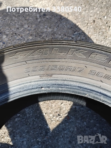 Летни гуми 2 броя- 235/50/R17, снимка 4 - Гуми и джанти - 52166689