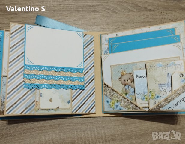 Бебешко  албумче за снимки, снимка 9 - Ръчно изработени сувенири - 39398017