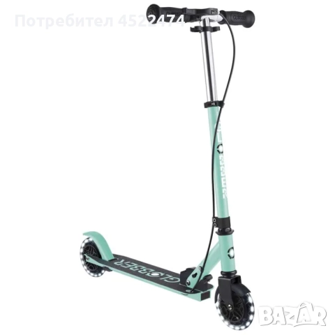 Тротинетка с ръчна спирачка FLOW ELEMENT JUNIOR LIGHTS, ментова, снимка 3 - Други спортове - 51770553