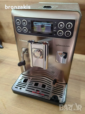 Saeco Exprelia EVO - с кана за мляко и БГ меню, снимка 8 - Кафемашини - 52951992
