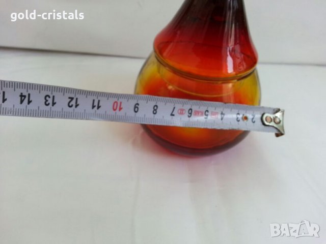 антикварна купа бонбониера български кристал , снимка 3 - Антикварни и старинни предмети - 26820587