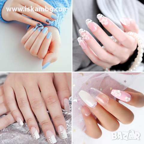 500 Броя Форми за изграждане с гел и акрил - код 3178, снимка 11 - Продукти за маникюр - 33423711