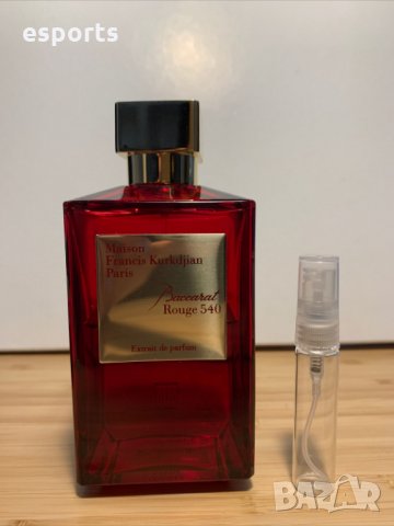 Отливки на Baccarat Rouge 540 & BR540 EXTRAIT 2ml 5ml 10ml, снимка 2 - Унисекс парфюми - 33175097