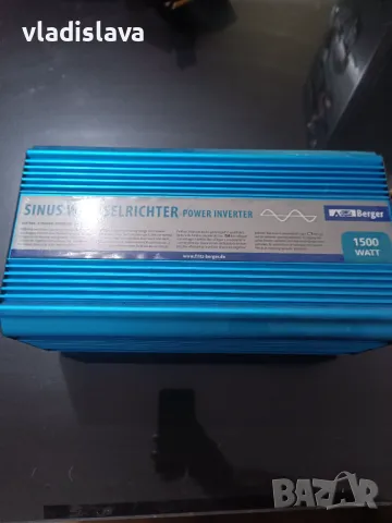 инвертор 12v 220v 1500w реални BERGER, снимка 1 - Друга електроника - 48272660