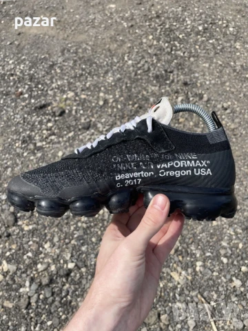 NIKE OFF-WHITE The Ten AIR VaporMax AA3831 Оригинални Маратонки 41.5-42 26.5см, снимка 4 - Маратонки - 50980555