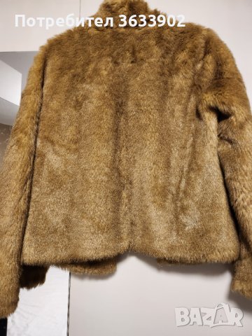 Дамско пухено палтенце, почти ново, 40 лв., размер 40., снимка 2 - Якета - 44071670